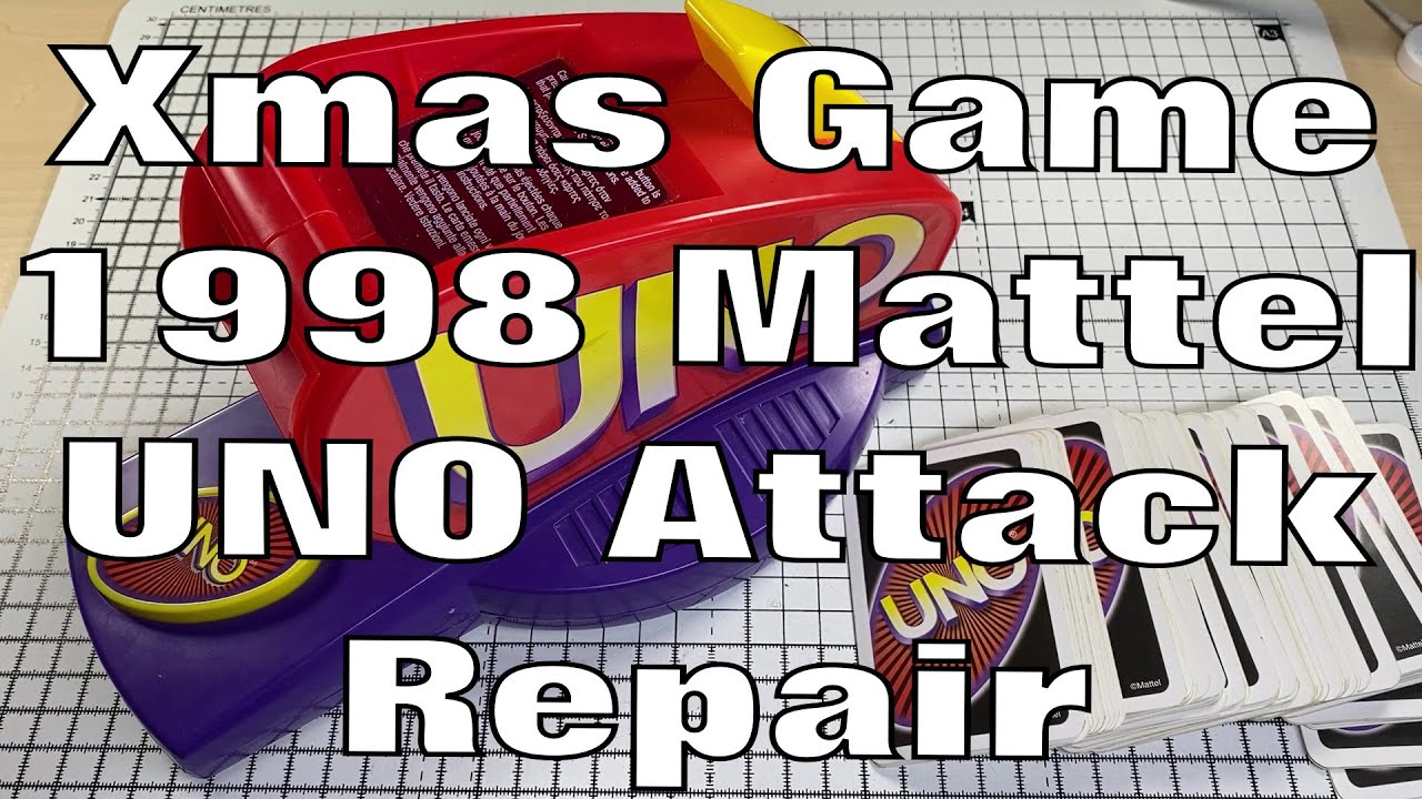 EP 029 - Part 5 - 1998 Mattel UNO Attack family game. Repair. - YouTube