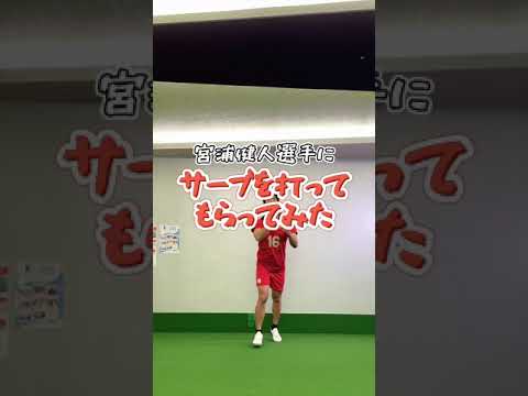 宮浦選手「サーブスローモーション」#Shorts