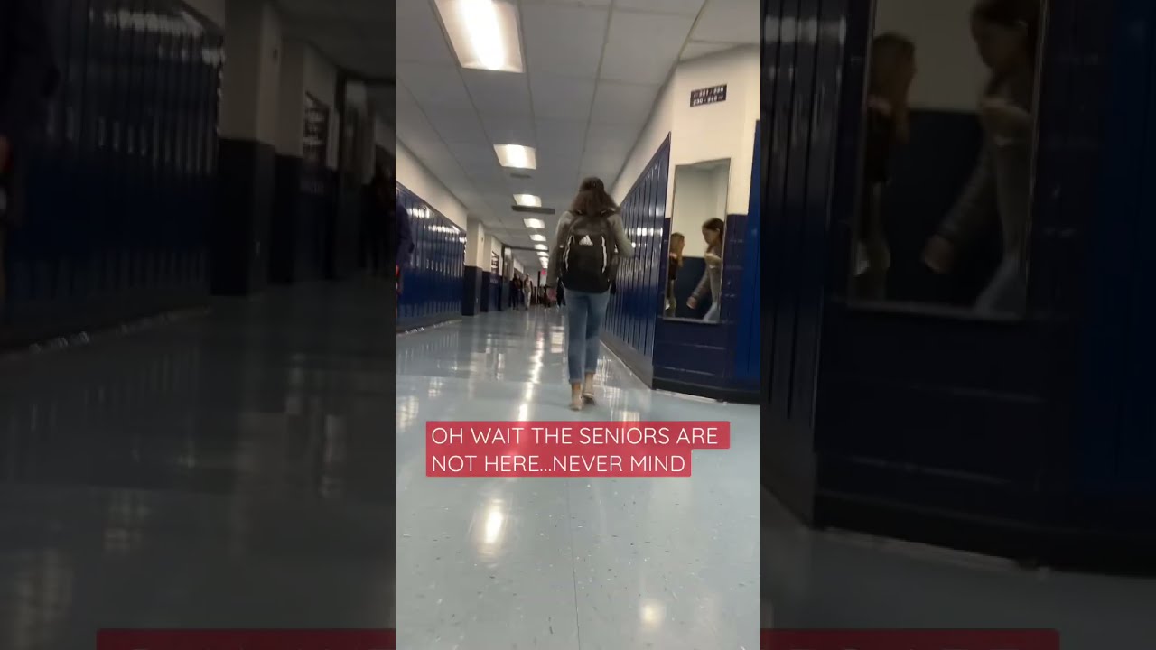 Typical High School Hallway Traffic 