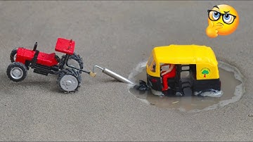 Diy tractor stuck in mud mini science project I Part 10 | Tractor auto video I @keepvilla | sahilips