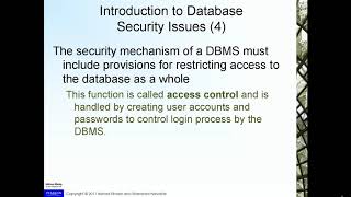 392 CS350-310 Introduction to DB Security