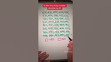 Is this long number divisible by 8? Here