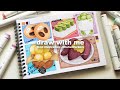 draw with me - ✨ ilustrasi makanan ✨ menggunakan ohuhu markers (~ ̄▽ ̄)~