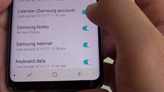 Samsung Galaxy S8: How to Enable / Disable Backup Calendar Syncing