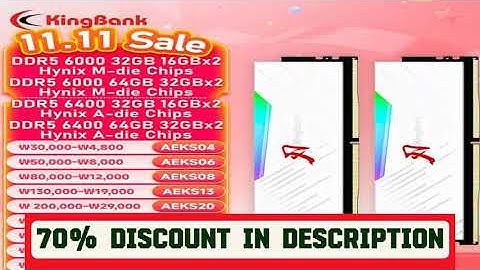 A must-have product! KingBank brand series DDR5 RGB RAM Memory DDR5 RAM PC 16GB 32GB 64GB 6000MHz