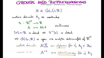 Lie groups 4 - example: GL(n,ℝ)