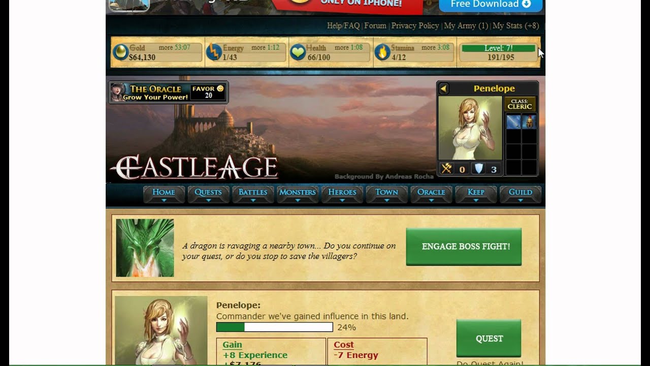 Castle age gameplay youtube