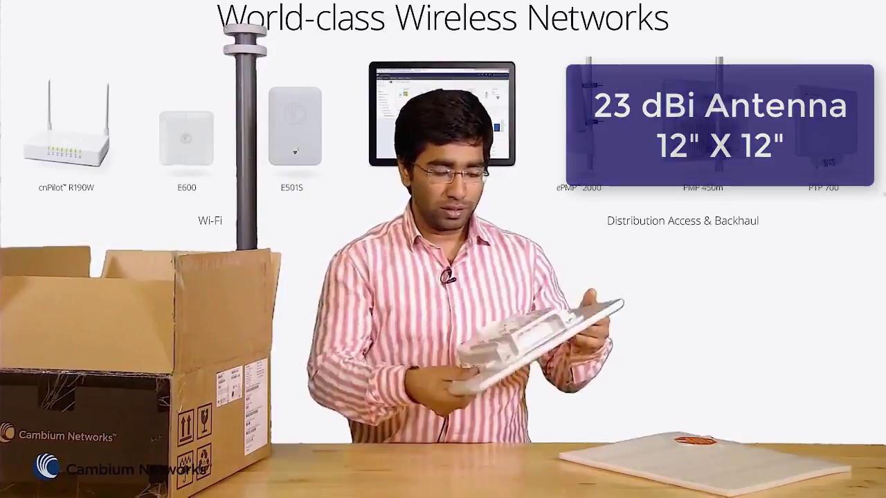 PTP 550 Unbox and Mounting