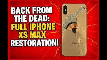 iPhone XS Max Full Rebuild – Cracked to Clean! 😱 | Satisfying LCD Replacement & More