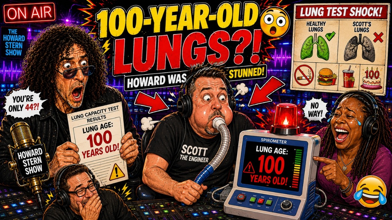 Howard Couldn't Believe Scott Had the Lungs of a 100-Year-Old 😂 | The Howard Stern Show