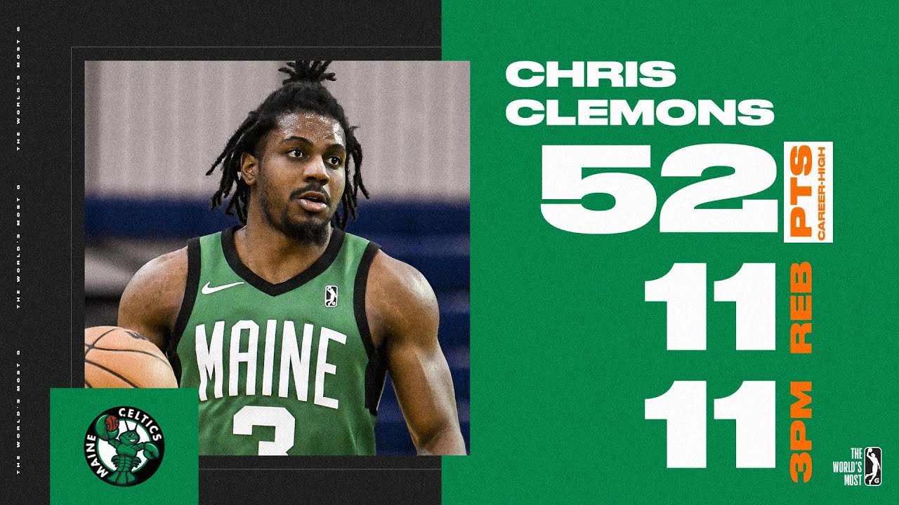 Chris Clemons Posts A CAREER-HIGH 52 PTS & 11 3PT vs. Lakeland Magic