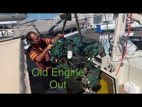 ⁣Amel Haul out, New Engine, PropSpeed application & Antifoul.