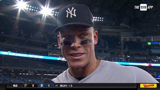 Aaron Judge after a big night in Toronto