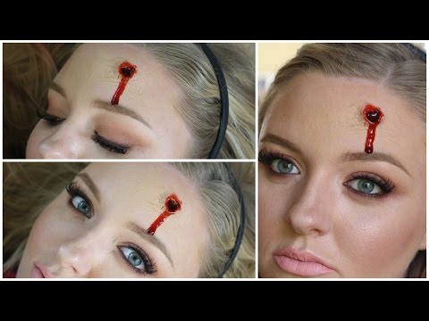 How-To SFX Tutorial ♡ Bullet Wound ♡ Halloween Makeup Tutorial || LulaBella11