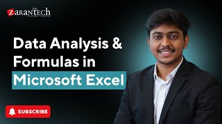Data Analysis & Formulas in Microsoft Excel | ZaranTech