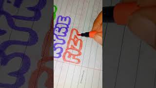 Writing names in bubble writing |  Fizzah's name | Sub, Like & Comment your name to be the next!