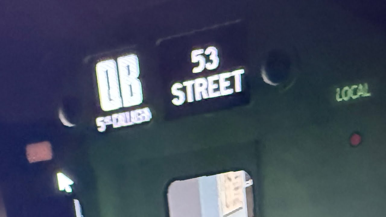 THE R27 (QB) Train To 53rd Street