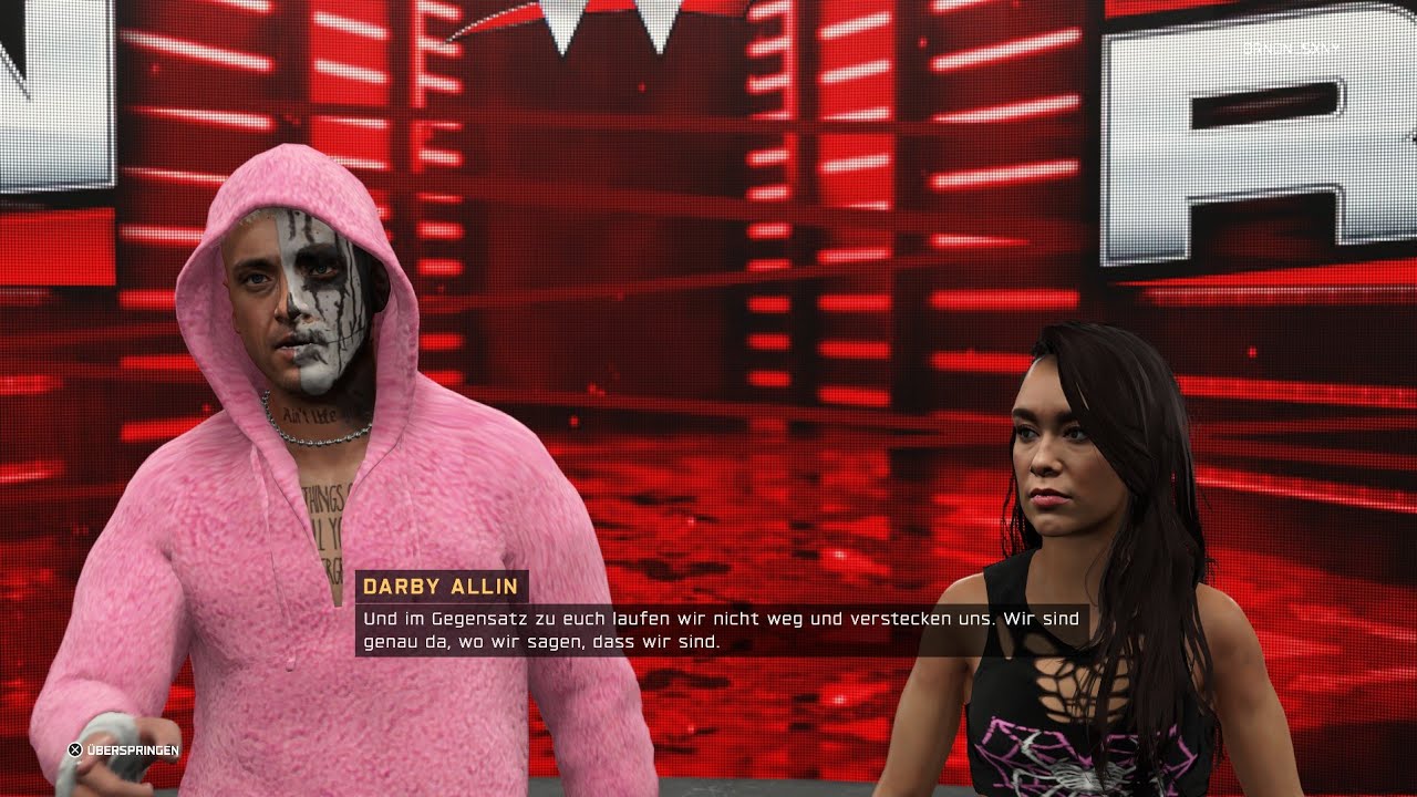 WWE2K25 MyRise #1 mit DARBY ALLIN 🛹 & AJ LEE 🕸 | PS5 Pro | Nur Gameplay | Deutsch/German