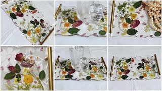 Mesmerizing Resin Art Crafted With Real Flowers! #trending #foryou #viralvideo