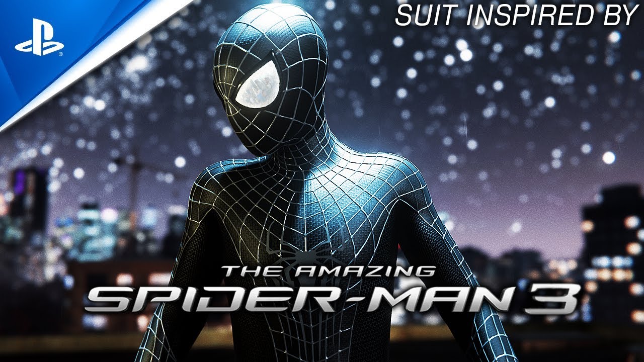 Spider-Man 3 Unused Black Suit at Marvel's Spider-Man Remastered Nexus -  Mods and community