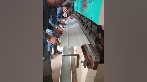 cnc press brake 3100 x 110 tons for steel door frame with cyb touch 8 control