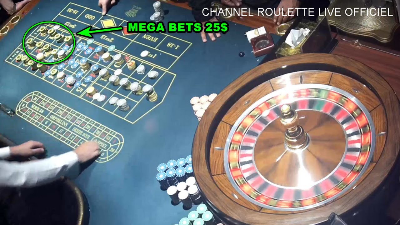 WATCH MEGA BETS 25$ IN TABLE IN REAL ROULETTE EXCLUSIVE 04/06/2024 ...