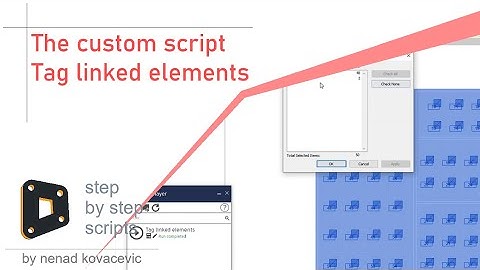The custom script - Tag linked elements