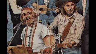 Video thumbnail of "Waylon and Willie No Love At All"