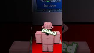 would you rather.. cure every disease or have free iphones forever? #shorts #roblox