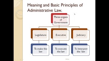 Video 2 on Administrative Law for FIP assignment