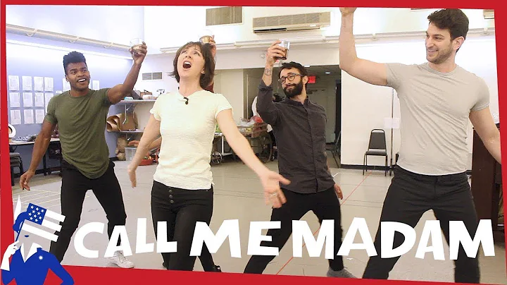 Encores! Call Me Madam Rehearsals