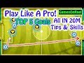 SOCCER STARS Indirect Best Goals Tips & Skills #4 - YouTube