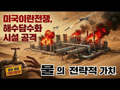 [맨정신경제학] 석유보다 무서운 무기가 있다, 해수담수화 시설을 폭격하면 벌어지는 일, 물의 전략적 가치ㅣ#해수담수화 #중동전쟁 #물전쟁 #담수화시설 #바레인 #이란