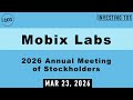 Mobix Labs 2026 Annual Meeting of Stockholders | March 23, 2026
