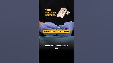How to determine the position of the True Follicle needle? #scalpmicropigmentation #smp #needle