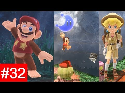 森の国 クリア後の世界 パワームーン26個 32 攻略 スーパーマリオ オデッセイ Wooded Kingdom Moons Super Mairo Odyssey Youtube