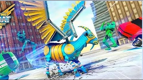 New Flying Goat Robot | Transform Goat Simulator Android GamePlay | By Game Crazy