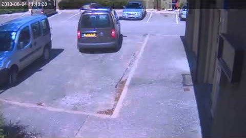 Axis M5014 PTZ example of recording