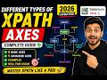 97. Different types of XPath Axes (Selenium Java 2026)