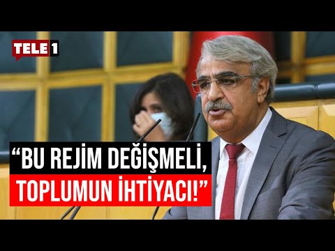 HDP Eş Genel Başkanı Mithat Sancar: Savaş üzerinden sürekli propaganda yaptıklarını görüyoruz!