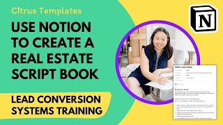 Real Estate Script Book Database in Notion