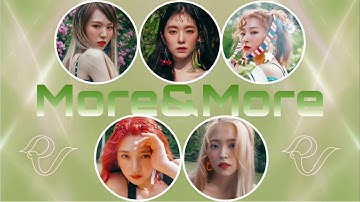 HOW WOULD RED VELVET SING TWICE “MORE&MORE” [LINE DISTRIBUTION]