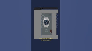 Smart Animate Tutorial with Tissot Watch App #figma #animation #smartanimate #tutorial