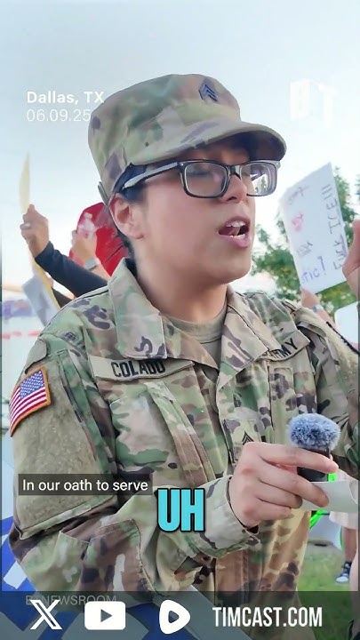 A Case Of STOLEN VALOR At The Protests? - YouTube