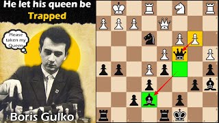 He let his queen be trapped | Chesney vs Gulko 1986