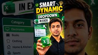 Excel का सबसे Powerful Trick! Dynamic Dropdown List बनाओ 🔥 | Filter Magic Tutorial #tutorial #tips