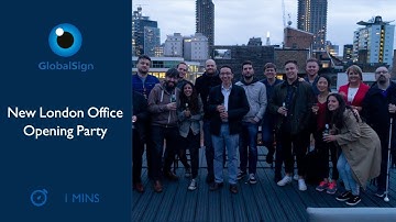 The GlobalSign UK Teams celebrate our London Office Opening