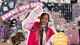 My first Artist Alley at ✨ Kawaii Kon ✨ | I kinda cried.... | Artist Alley Vlog