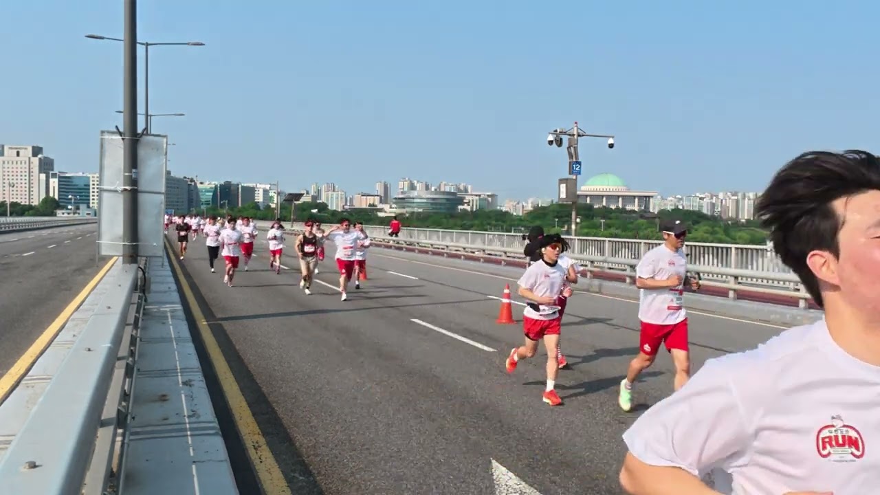 (25.05.25) #무한도전 마라톤 서강대교 (8시10분 시작) 마지막 주자 까지