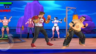 BODYBUILDER GYM FIGHTING GAME ANDROID GAMEPLAY #bodybuilding screenshot 4